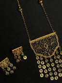 Filigree Scroll Coin Fringe Set
