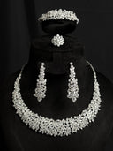 Crystal Floral Cluster Set