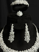 Crystal Floral Cluster Set