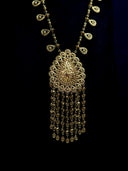 Gold Filigree Teardrop Tassel Set