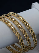 Marquise Milgrain Bangle Set
