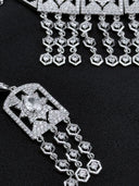 Star Motif Zirconia Choker Set